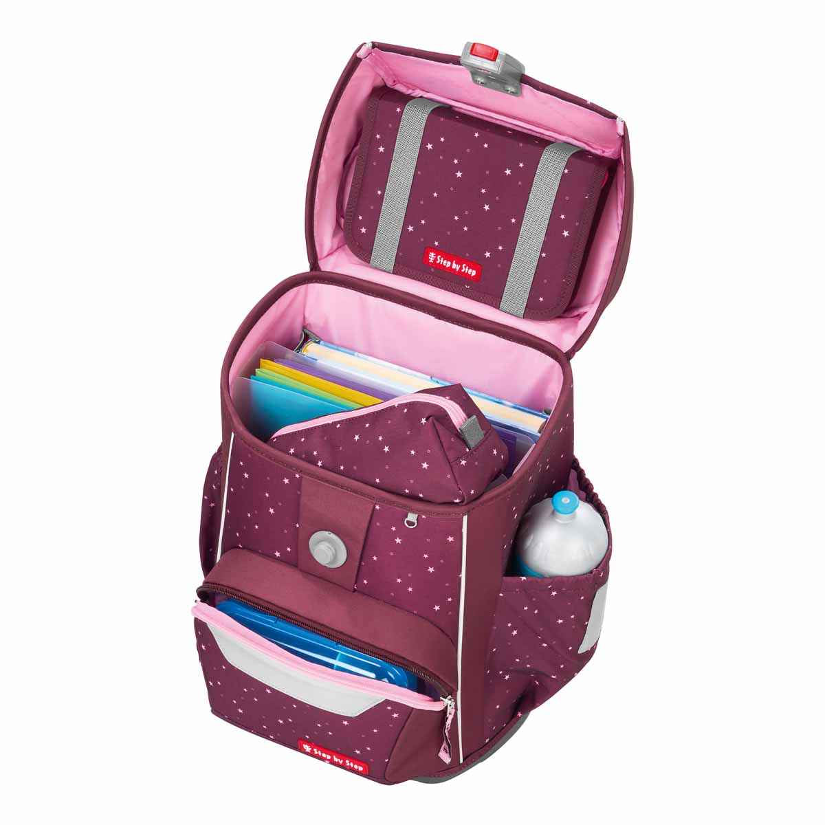Step by Step Basis Schulranzenset 4tlg. Berry Stars