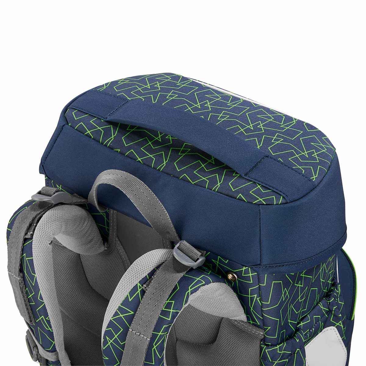 Step by Step Basis Schulranzenset 4tlg. Green Geometric