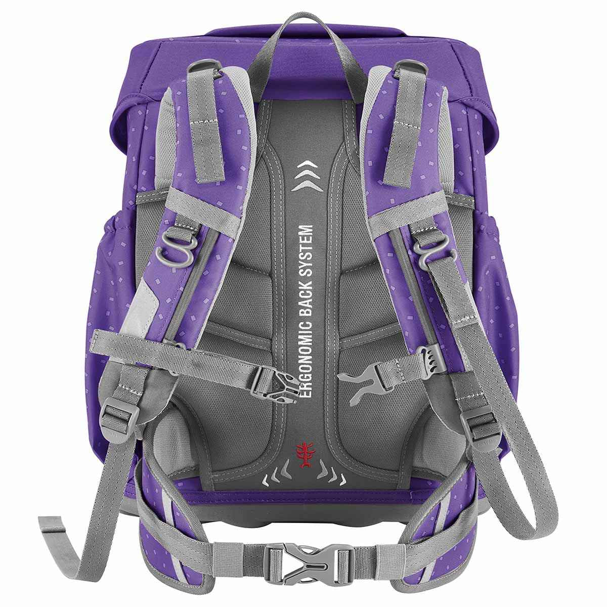 Step by Step Basis Schulranzenset 4tlg. Purple Konfetti
