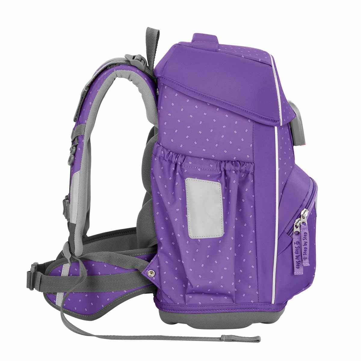Step by Step Basis Schulranzenset 4tlg. Purple Konfetti
