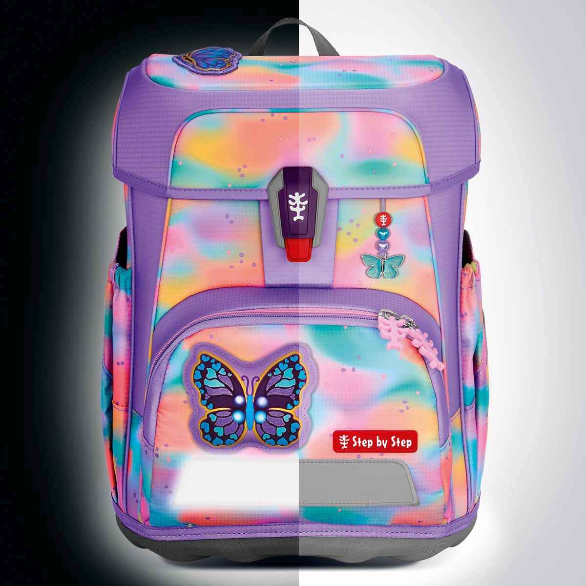 Step by Step Cloud FLASH Schulranzenset 5tlg. Butterfly Luna