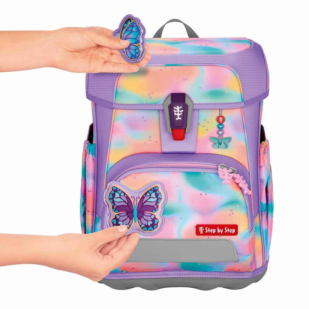 Step by Step Cloud FLASH Schulranzenset 5tlg. Butterfly Luna