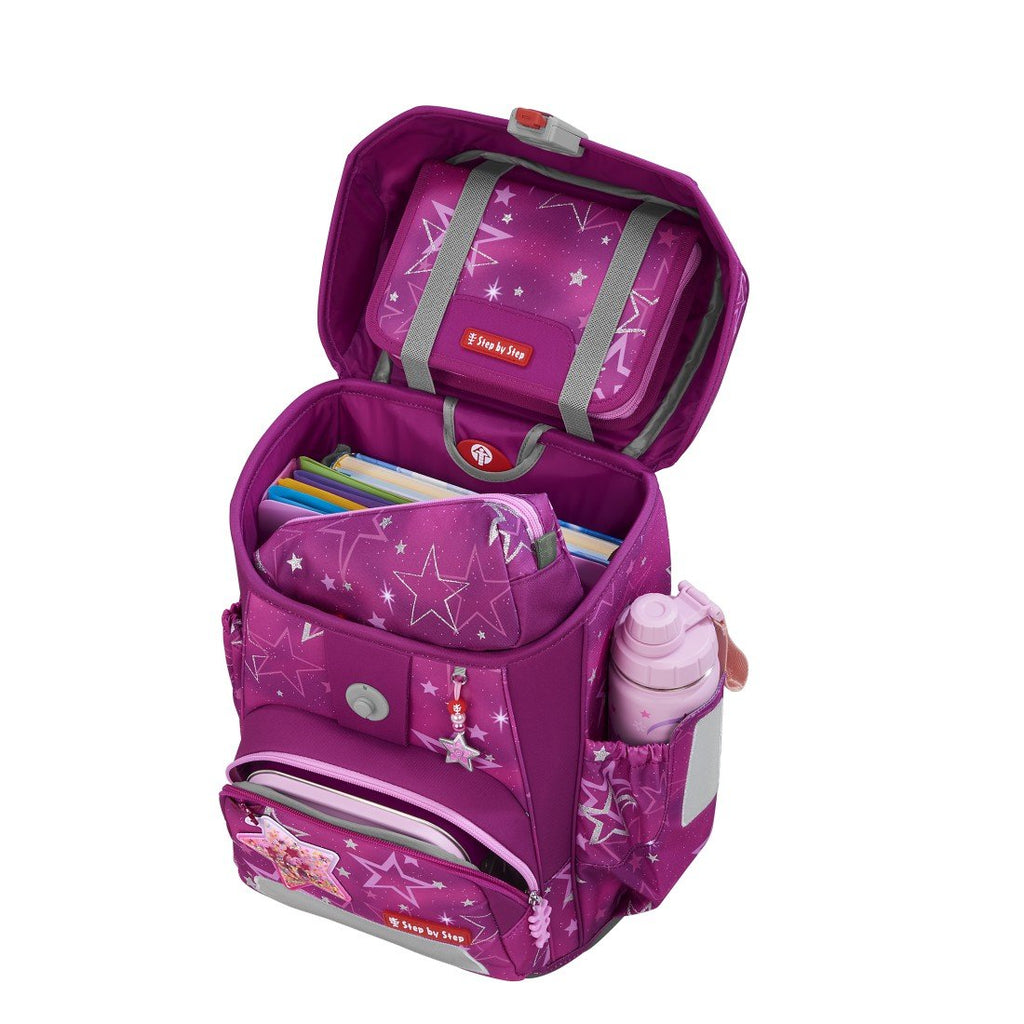 Step by Step Cloud GLITTER Schulranzenset 5tlg. Star Nova