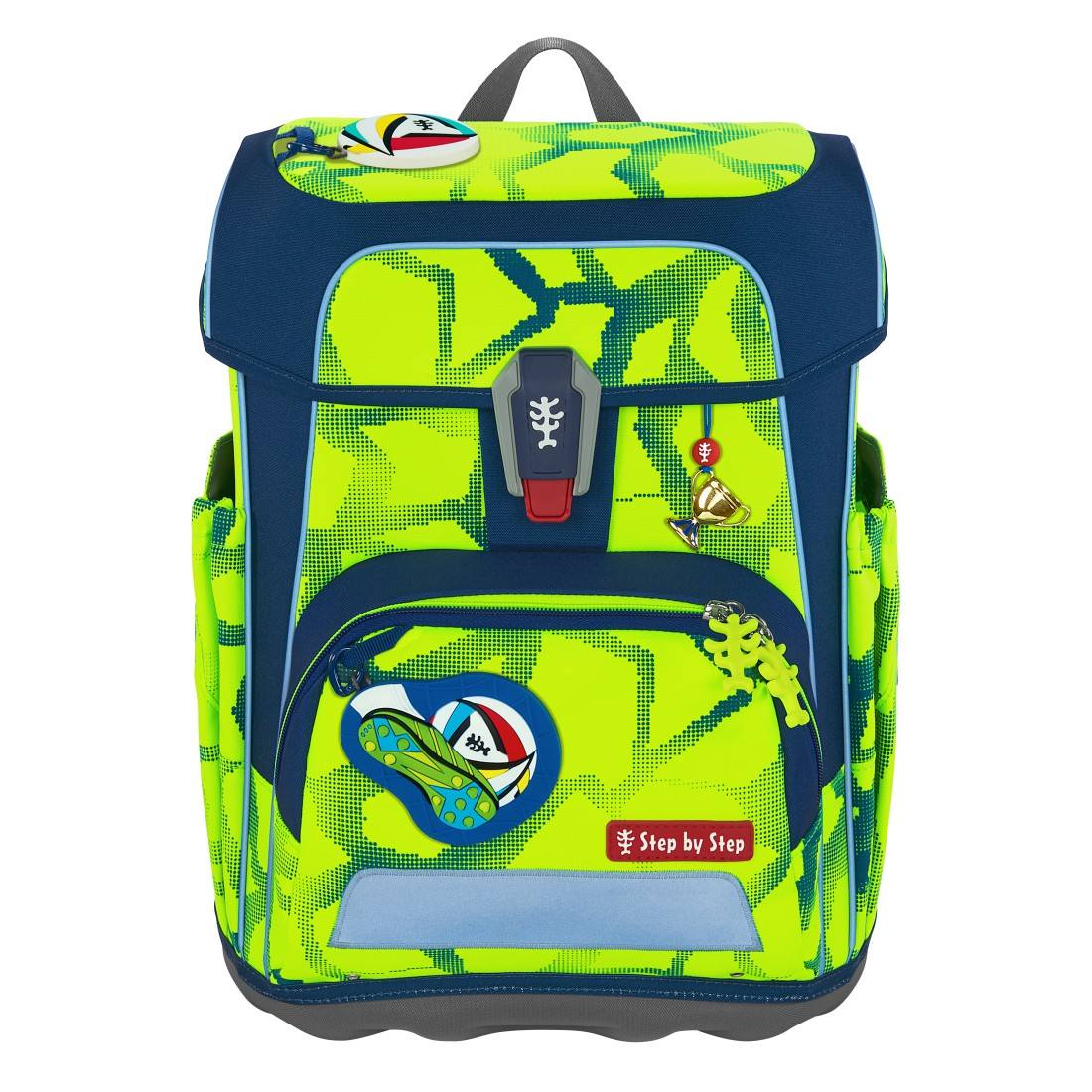 Step by Step Cloud NEON Schulranzenset 5tlg. Soccer Leo