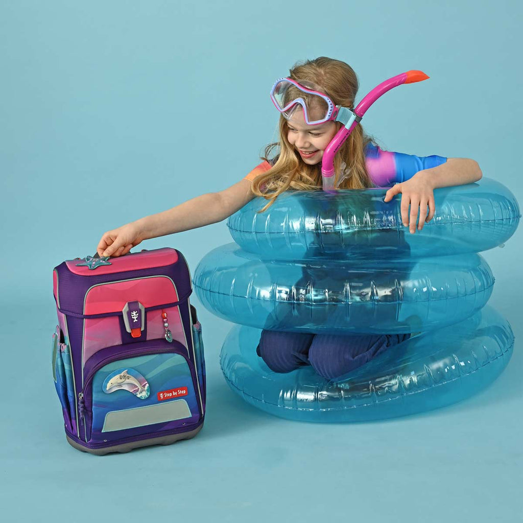Step by Step Cloud OCEAN Schulranzenset 5tlg. Dolphin Lana