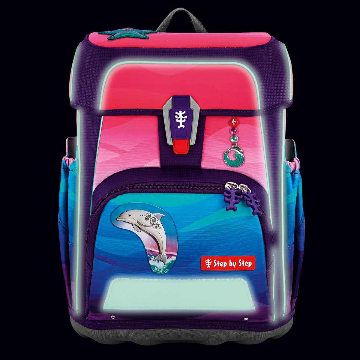 Step by Step Cloud OCEAN Schulranzenset 5tlg. Dolphin Lana