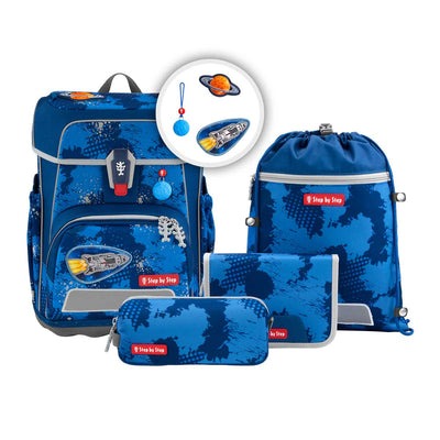 Step by Step Cloud Reflect Schulranzenset 5tlg. Rocket Novo