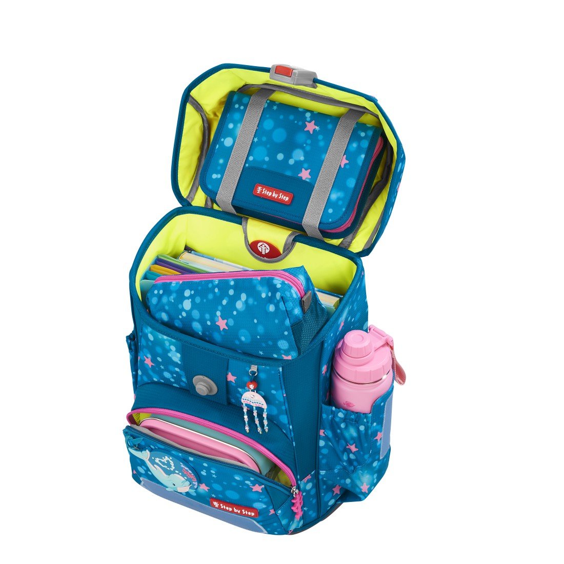 Step by Step Cloud Schulranzenset 5tlg. Dolphin Azura