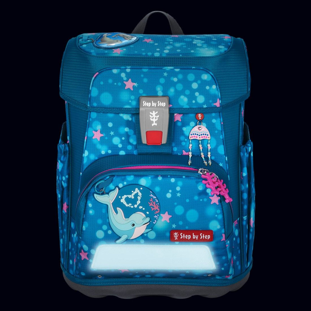 Step by Step Cloud Schulranzenset 5tlg. Dolphin Azura