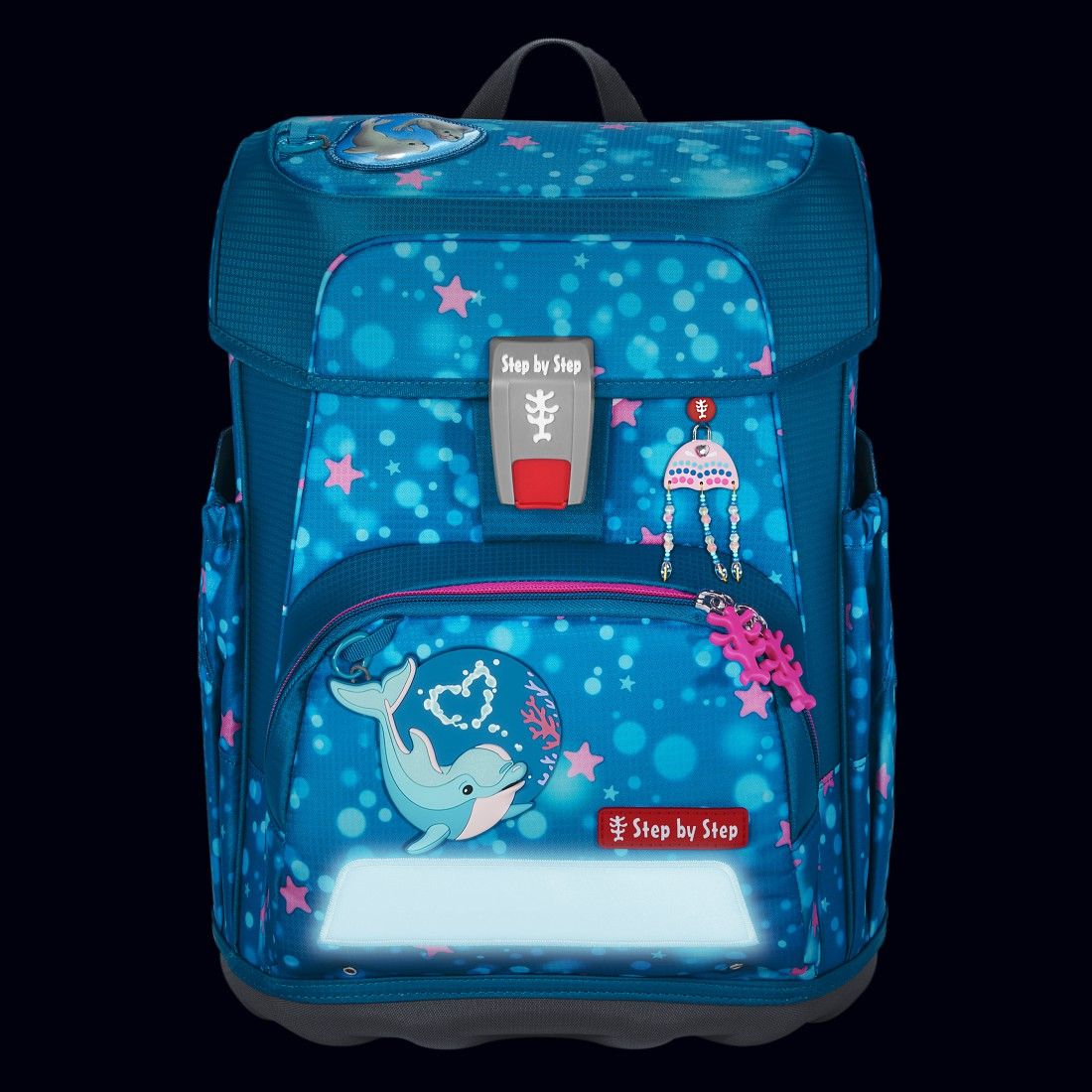Step by Step Cloud Schulranzenset 5tlg. Dolphin Azura