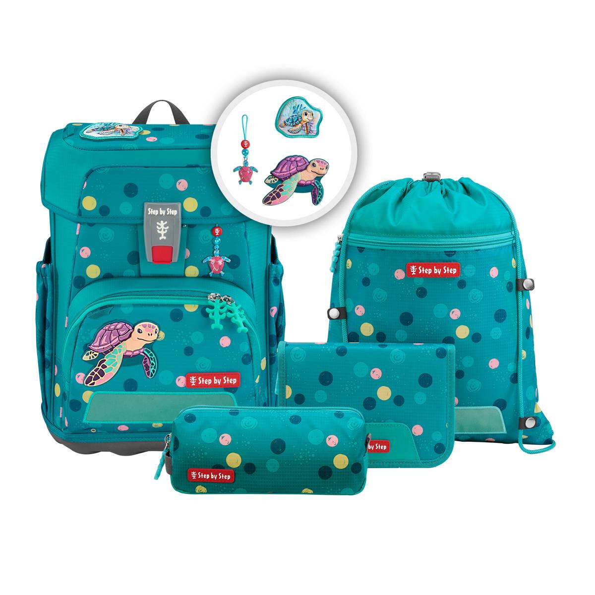 Step by Step Cloud Schulranzenset 5tlg. Turtle Josie