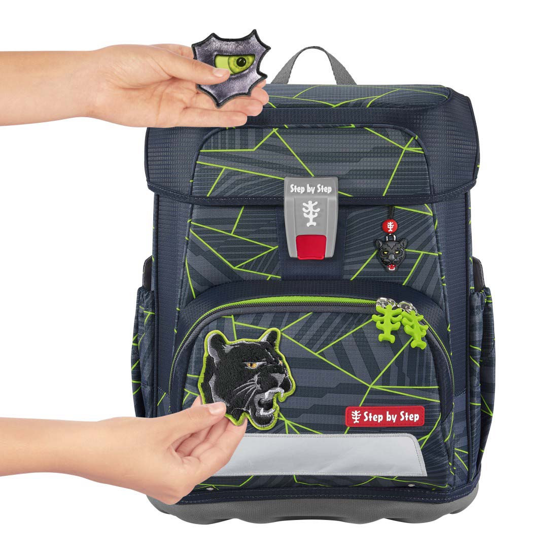 Step by Step Cloud Schulranzenset 5tlg. Dark Cat Chiko