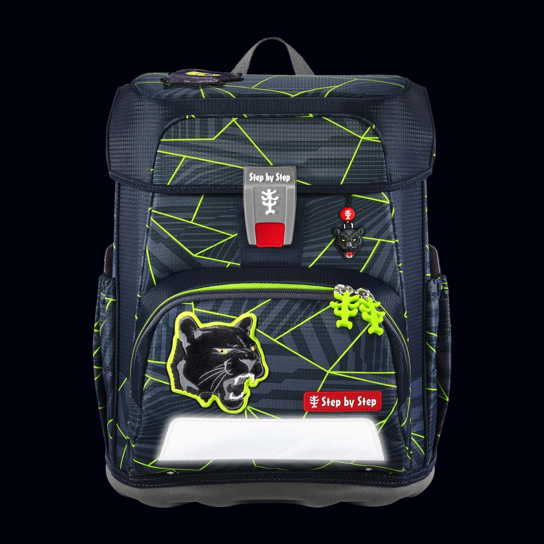 Step by Step Cloud Schulranzenset 5tlg. Dark Cat Chiko