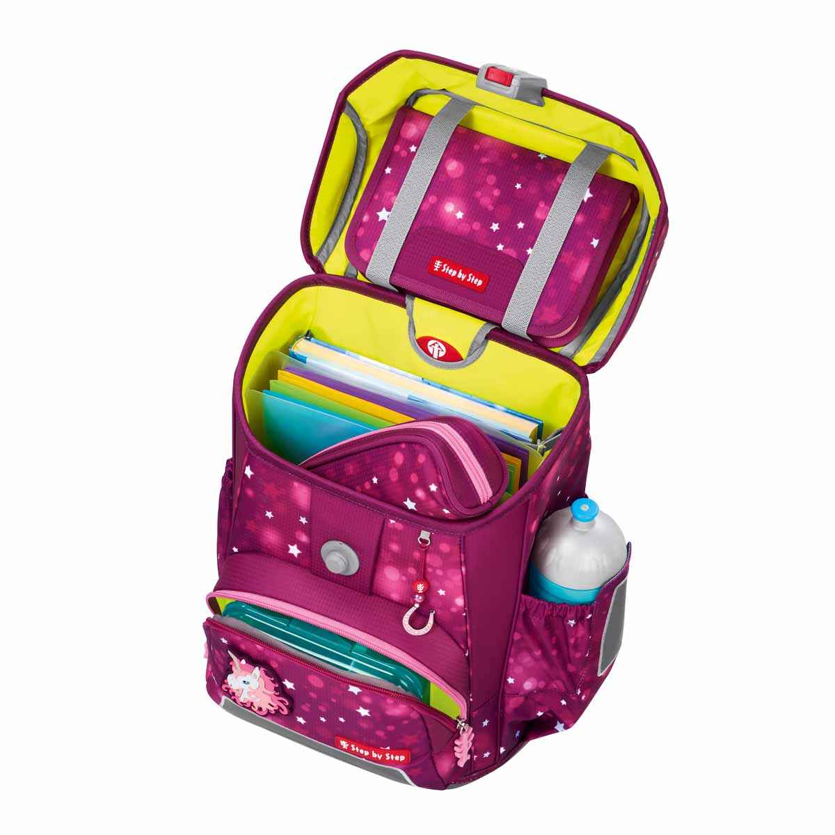 Step by Step Cloud Schulranzenset 5tlg. Sweet Unicorn Nuala