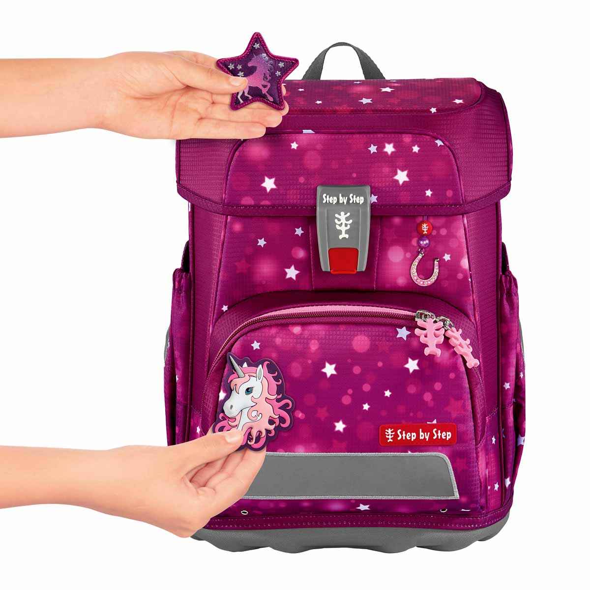 Step by Step Cloud Schulranzenset 5tlg. Sweet Unicorn Nuala