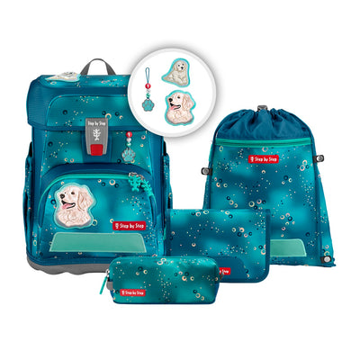 Step by Step Cloud Schulranzenset 5tlg. Dog Basty