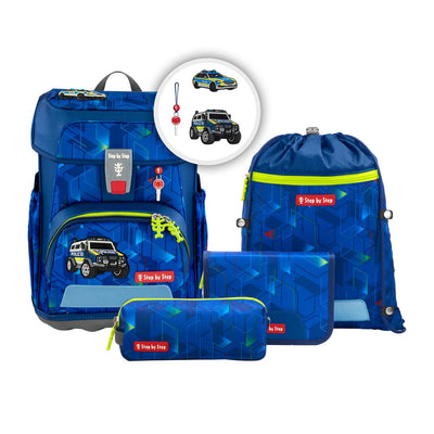 Step by Step Cloud Schulranzenset 5tlg. Police Truck Charly