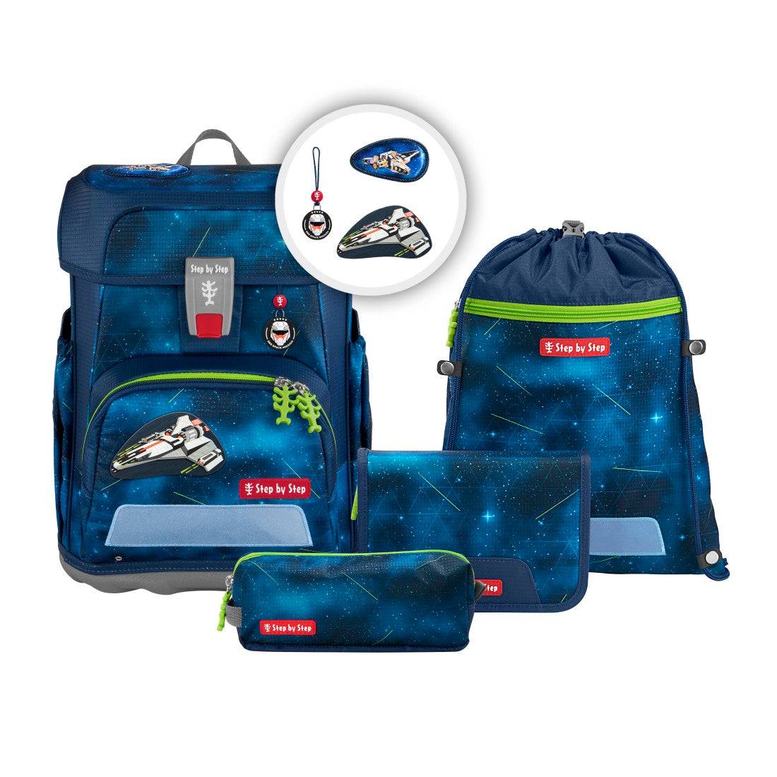 Step by Step Cloud Schulranzenset 5tlg. Starship Galactus