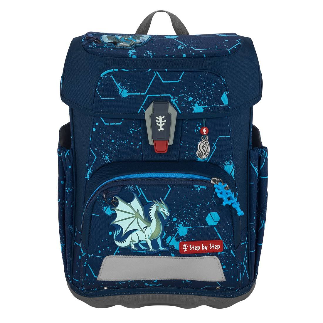 Step by Step Cloud SHINE Schulranzenset 5tlg. Ice Dragon Tarek