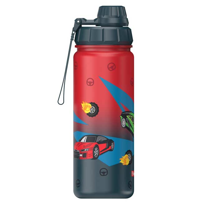 Step by Step Edelstahl Trinkflasche Car