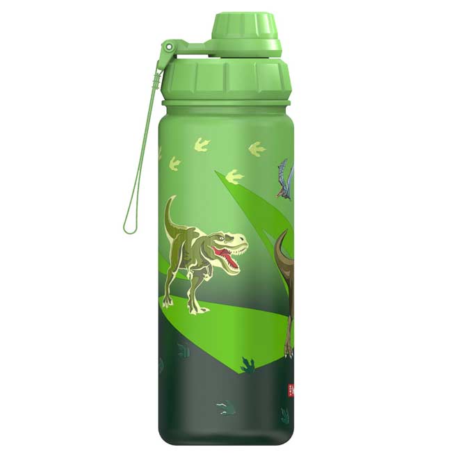 Step by Step Edelstahl Trinkflasche Dino