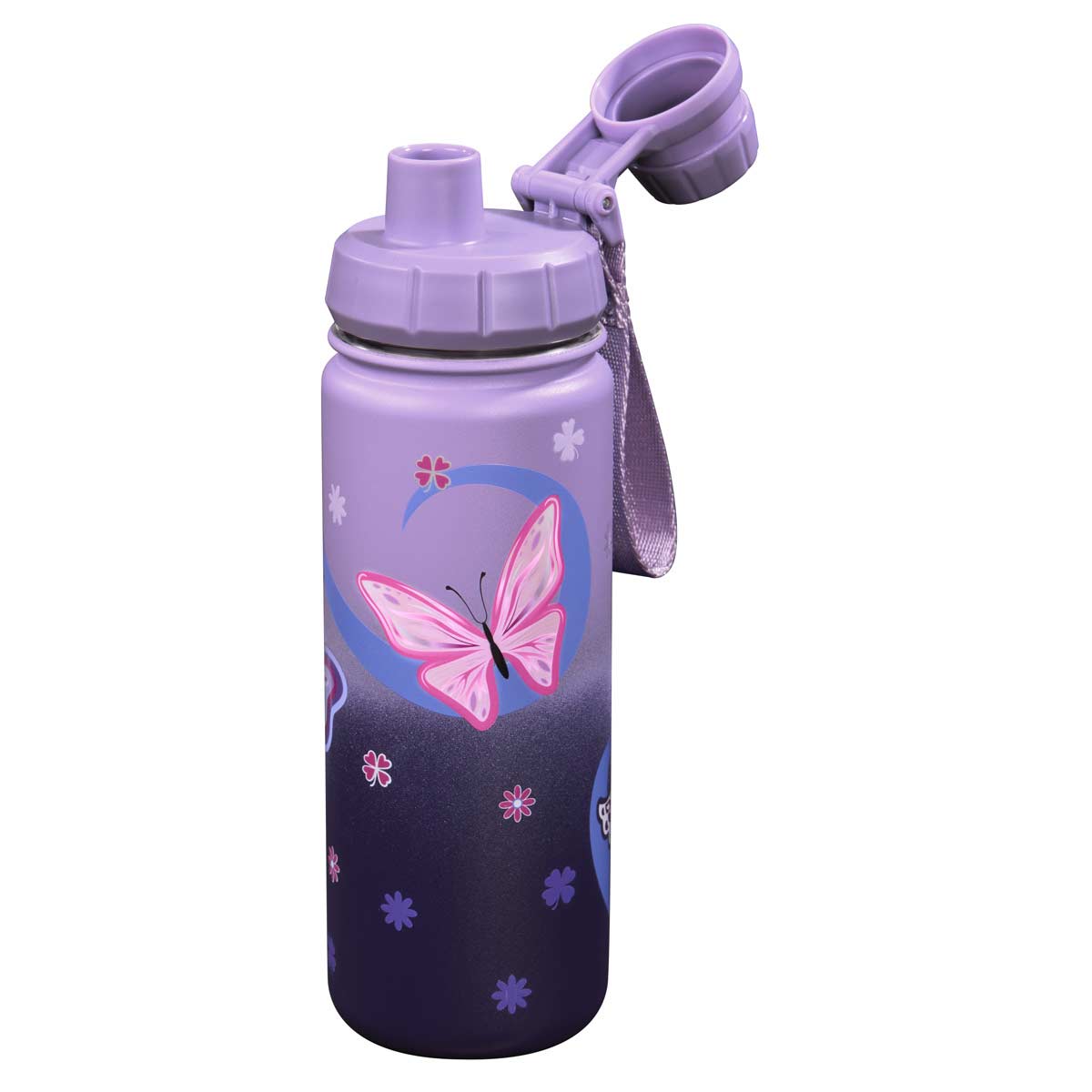 Step by Step Edelstahl Trinkflasche Sweet Butterfly