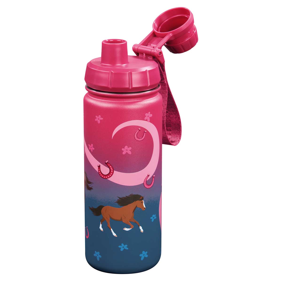 Step by Step Edelstahl Trinkflasche Wild Horse