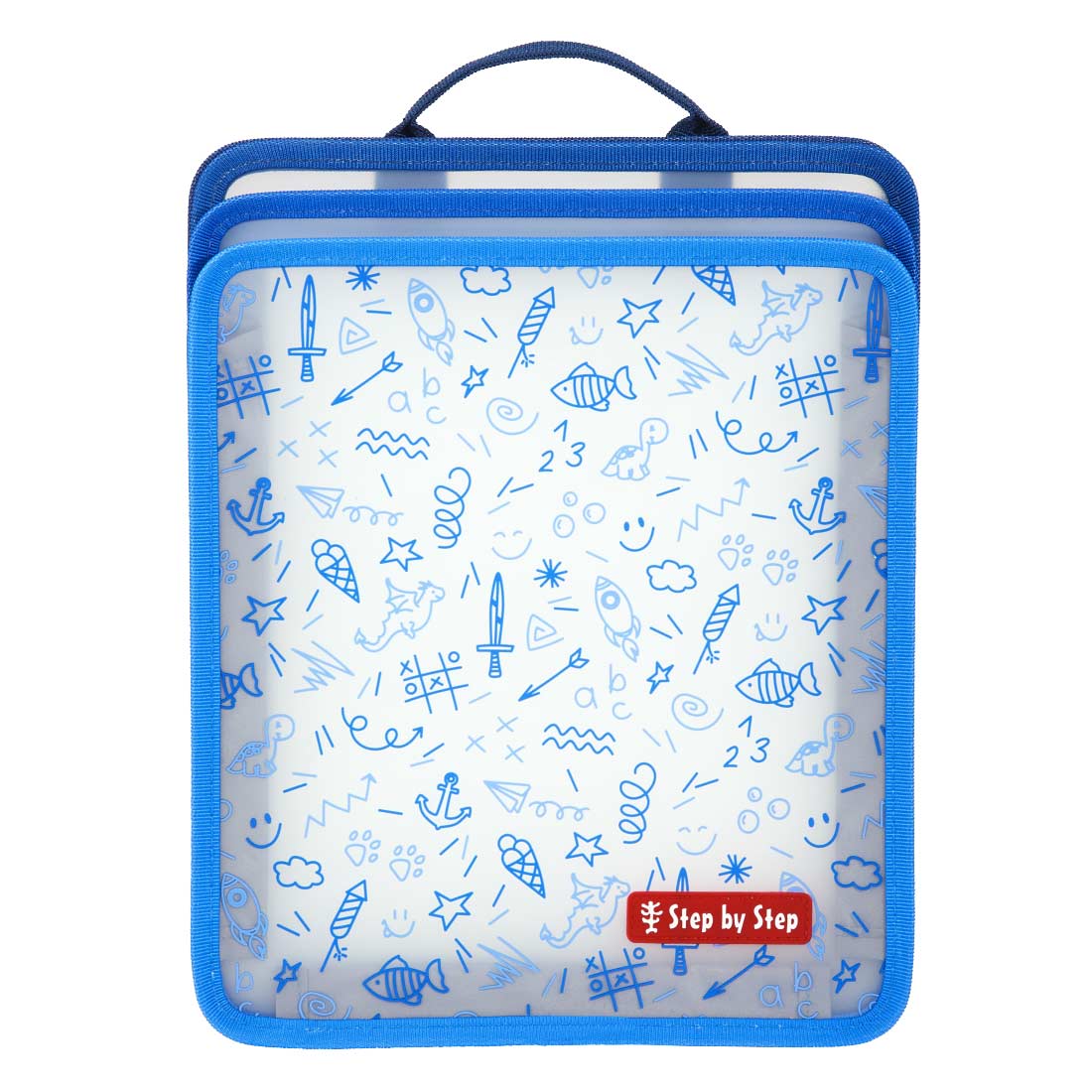 Step by Step Faltbare Heftbox DIN A4 blau