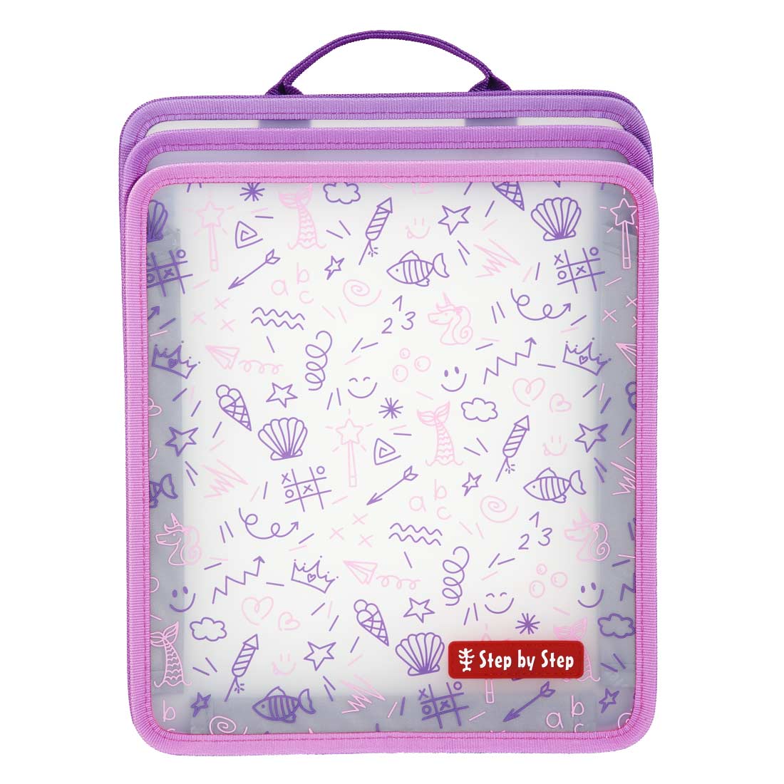 Step by Step Faltbare Heftbox DIN A4 pink