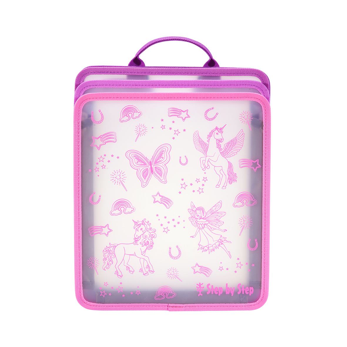 Step by Step Faltbare Heftbox DIN A4 (pink)
