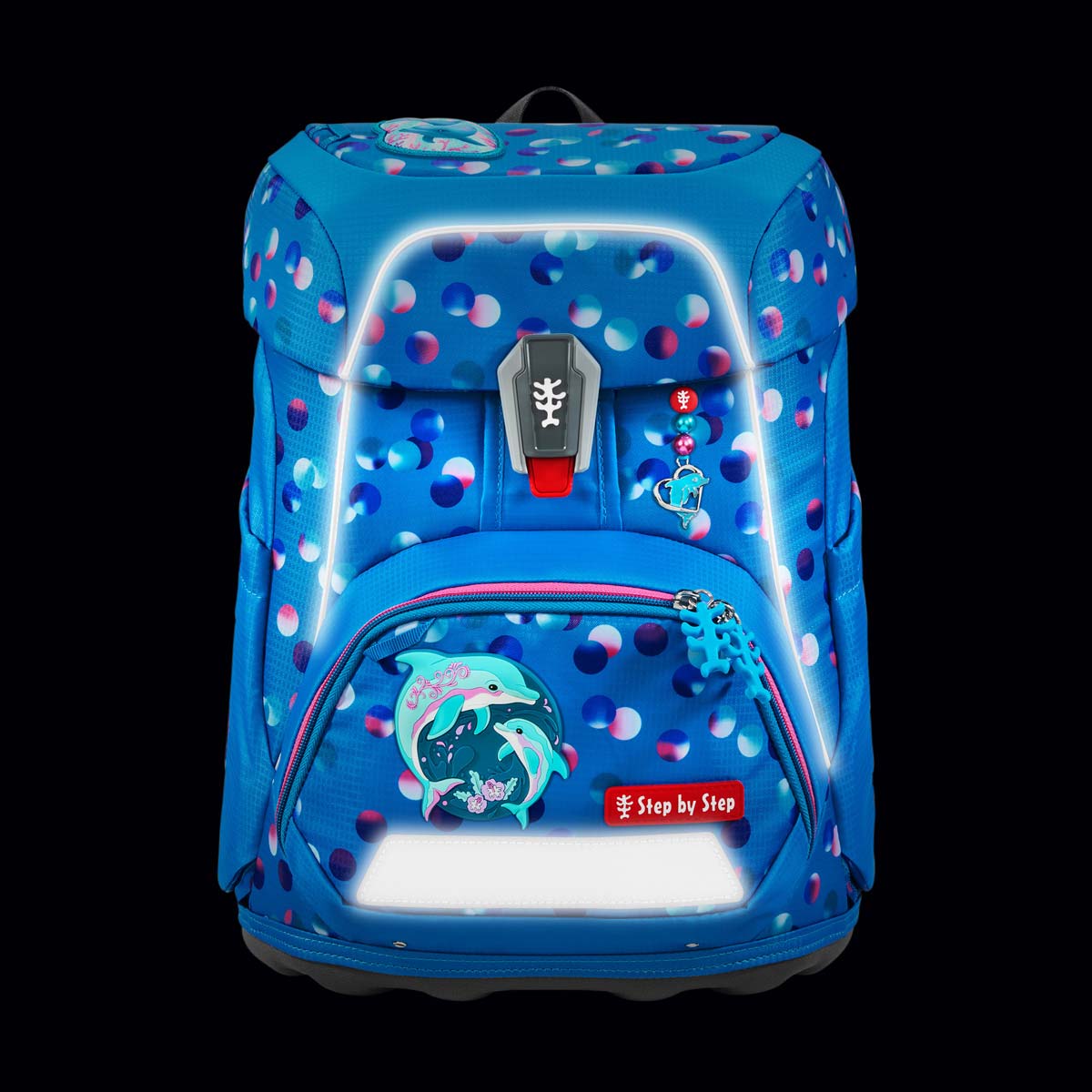 Step by Step FIT Schulranzenset 5tlg. Dolphin Finja