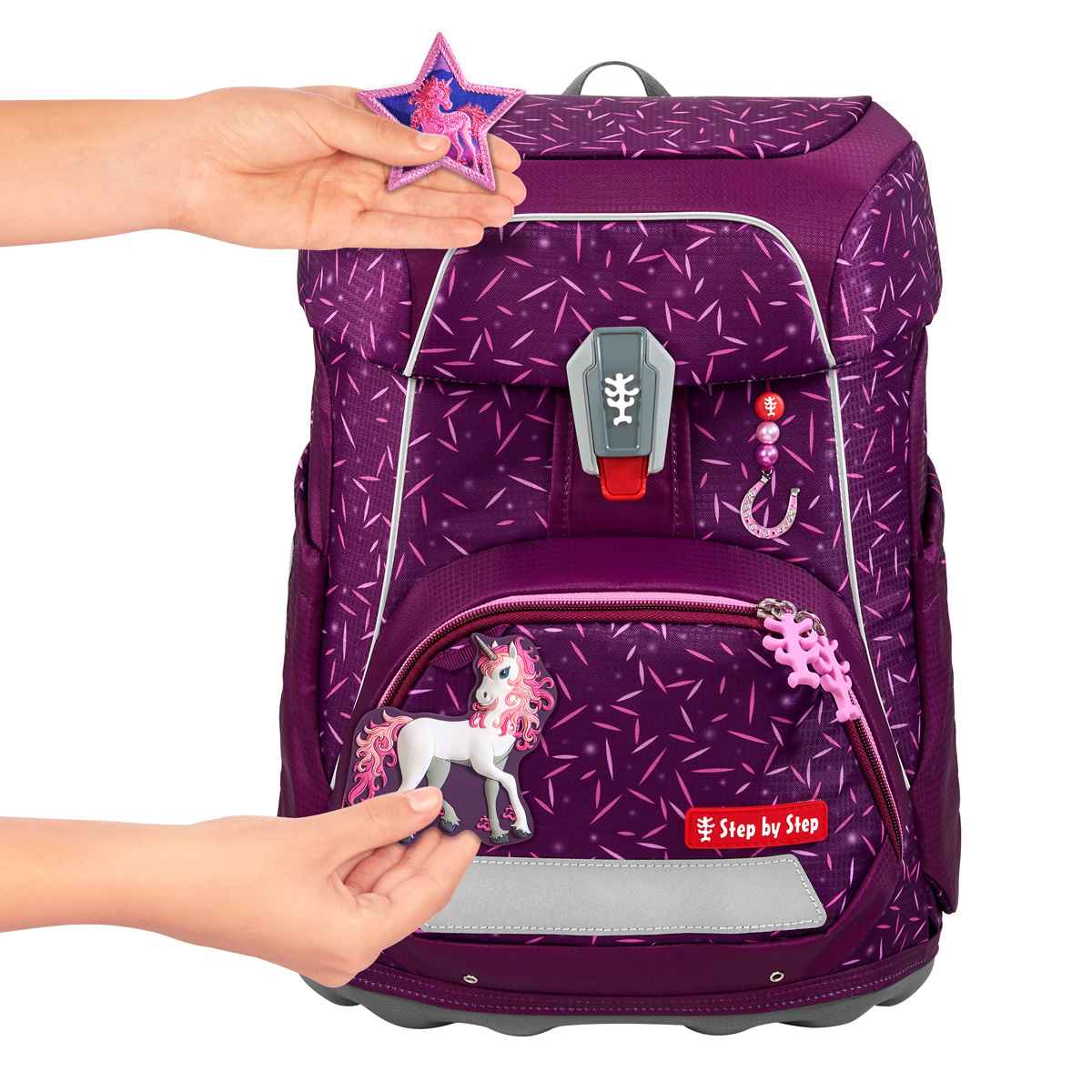 Step by Step FIT Schulranzenset 5tlg. Pretty Unicorn Nuala