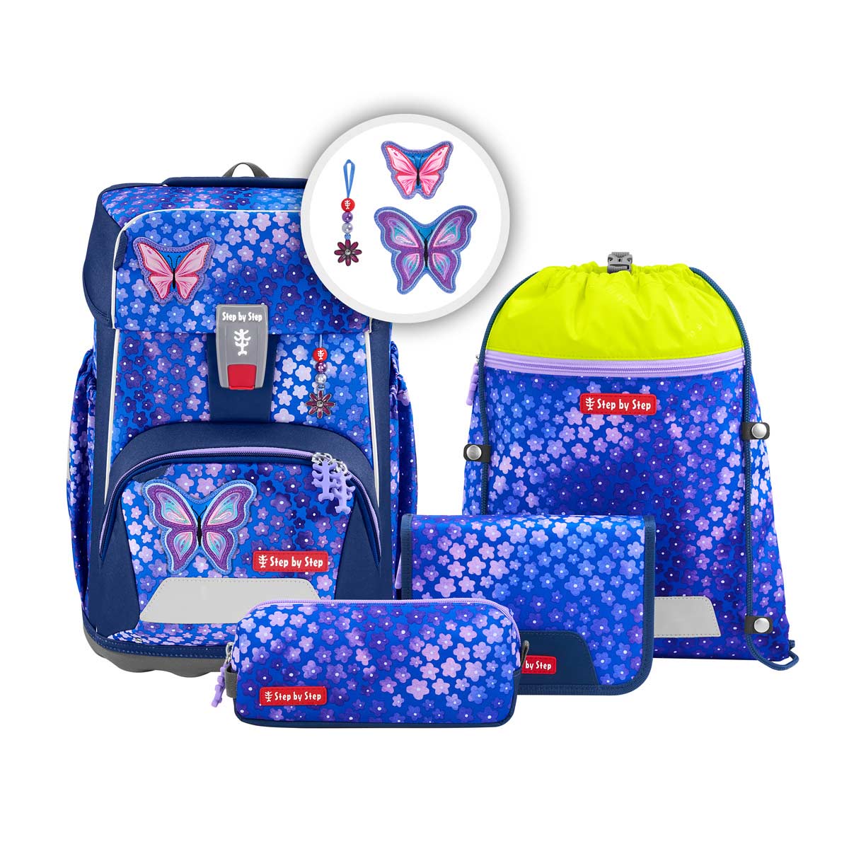 Step by Step Giant Schulranzenset 5tlg. Butterfly Maja