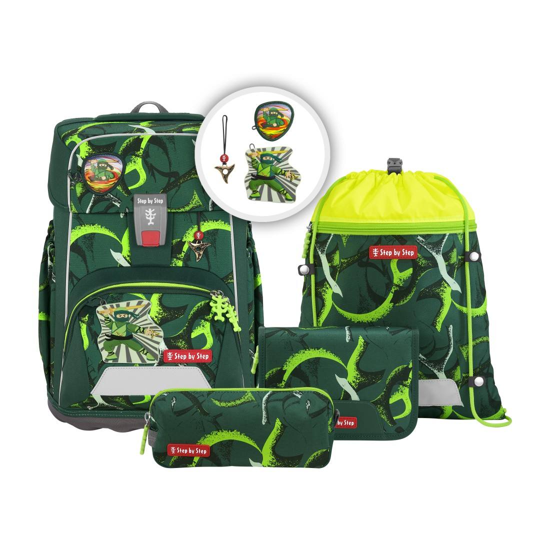 Step by Step Giant Schulranzenset 5tlg. Ninja Akiro