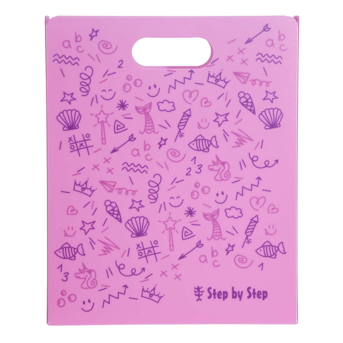 Step by Step Heftbox mit Tragegriff DIN A4, Pink