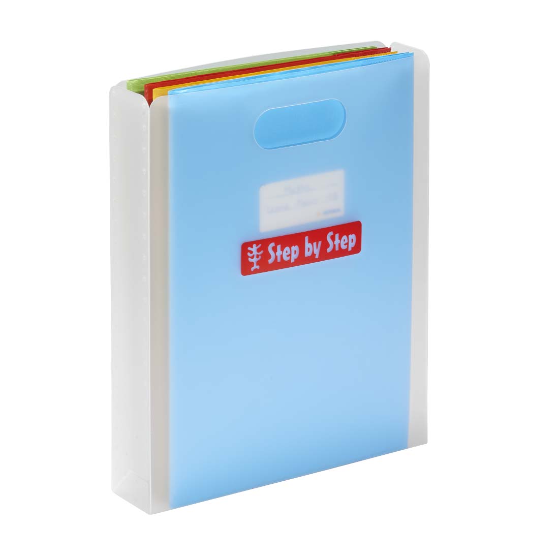 Step by Step Heftbox mit Tragegriff DIN A4, Transparent