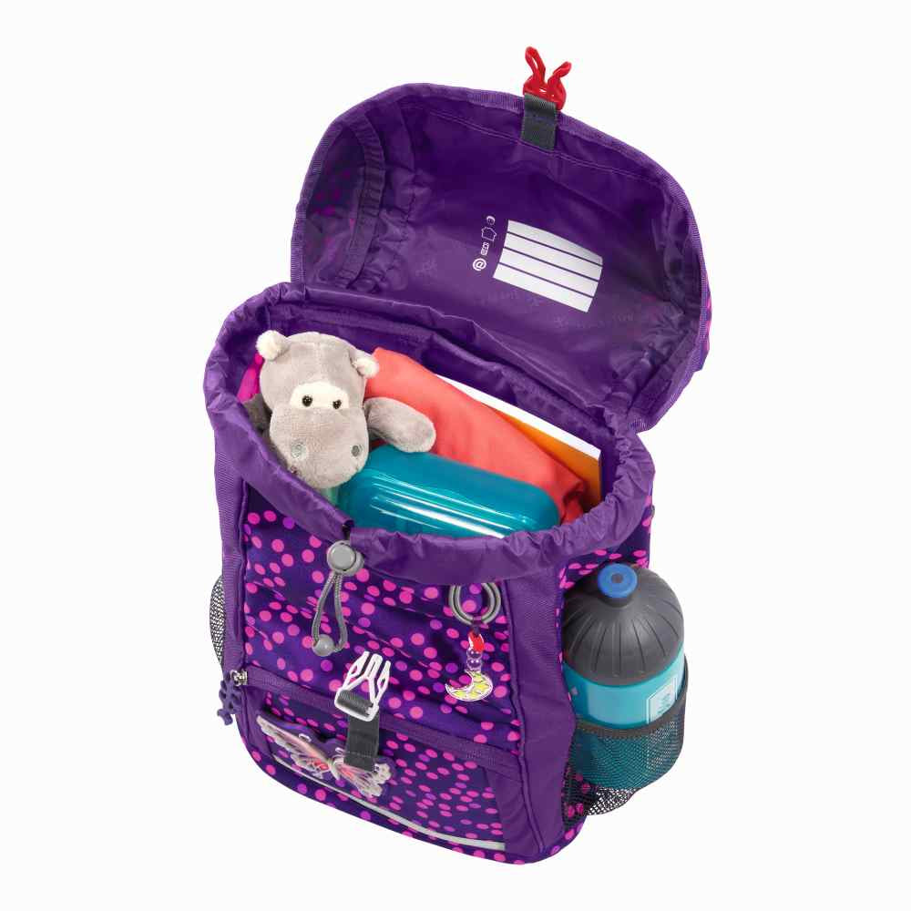 Step by Step JUNIOR KID Shine Kindergartenrucksack-Set 3tlg. Butterfly Night Ina