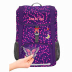 Step by Step JUNIOR KID Shine Kindergartenrucksack-Set 3tlg. Butterfly Night Ina