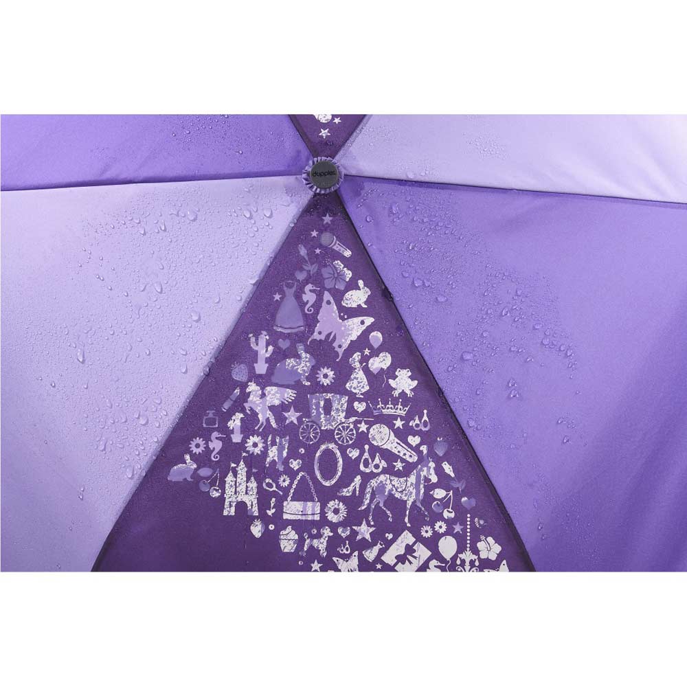 Step by Step Kinder Regenschirm Purple mit Magic Rain Effekt