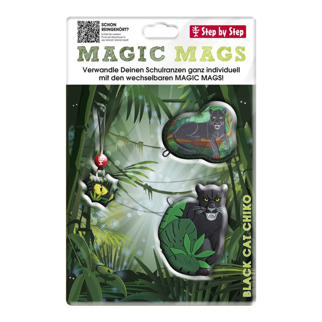 Step by Step Magic Mags Black Cat Chiko