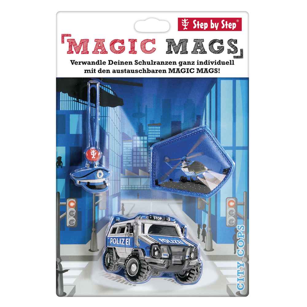 Step by Step Magic Mags Police Truck Diego