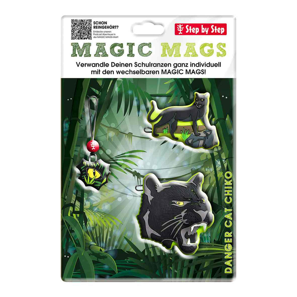 Step by Step Magic Mags Danger Cat Chiko
