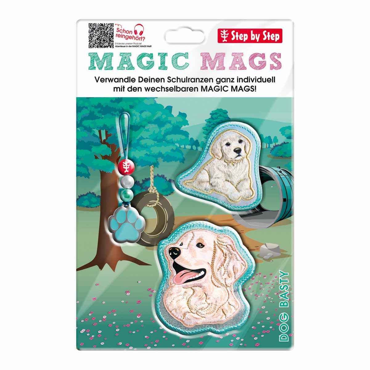 Step by Step Magic Mags Dog Basty