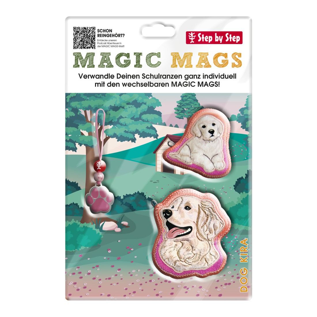 Step by Step Magic Mags Dog Kira
