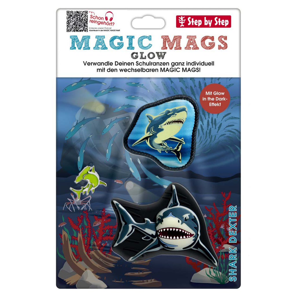 Step by Step Magic Mags GLOW Shark Dexter
