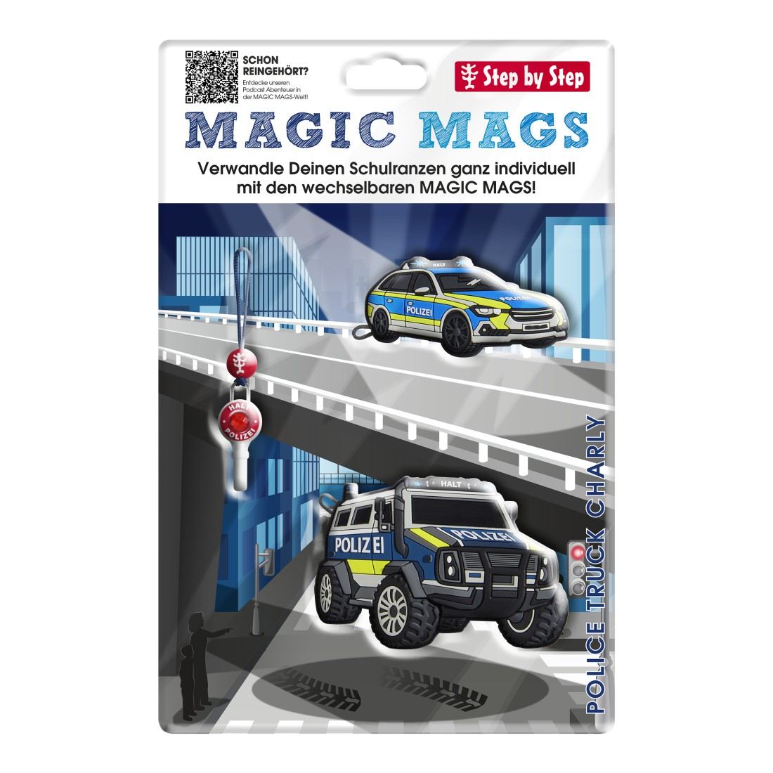 Step by Step Magic Mags Police Truck Charly