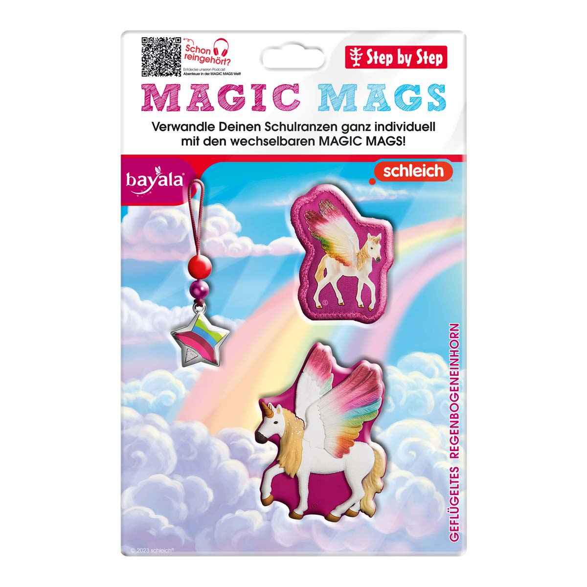 Step by Step Magic Mags Schleich Geflügeltes Regenbogeneinhorn