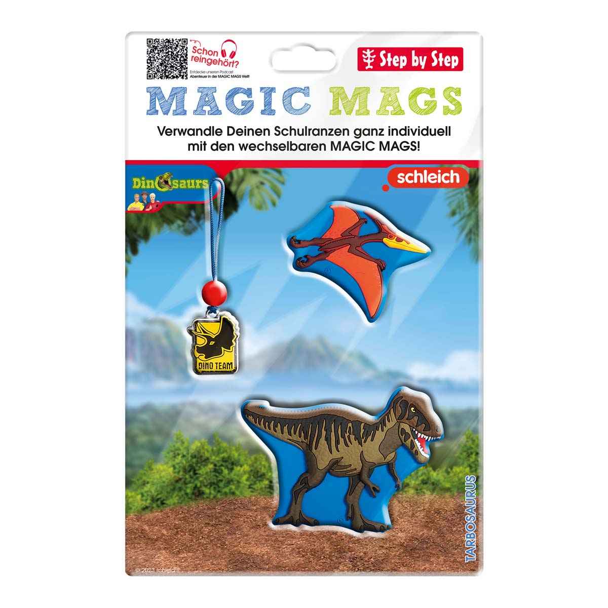 Step by Step Magic Mags Schleich Tarbosaurus