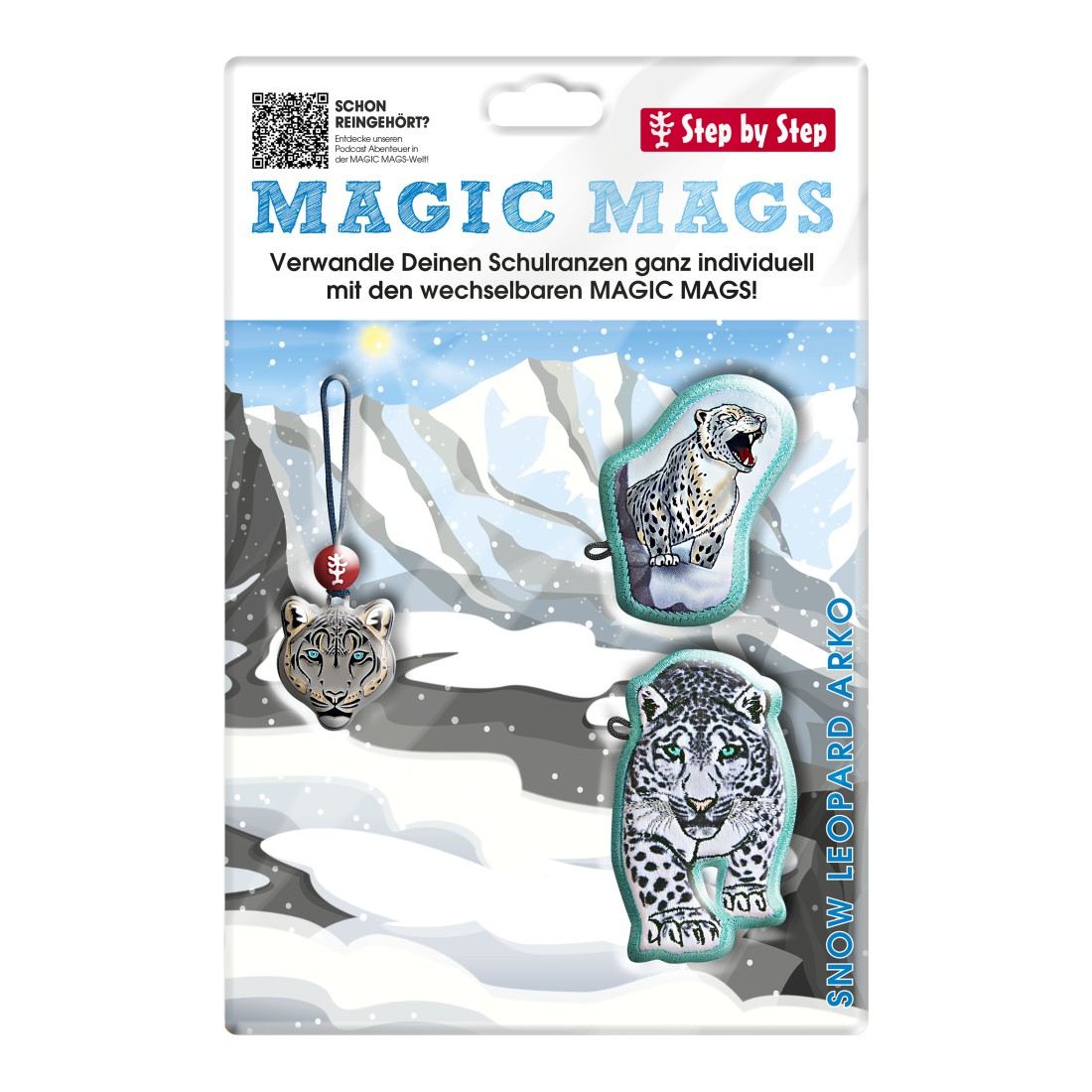 Step by Step Magic Mags Snow Leopard Arko