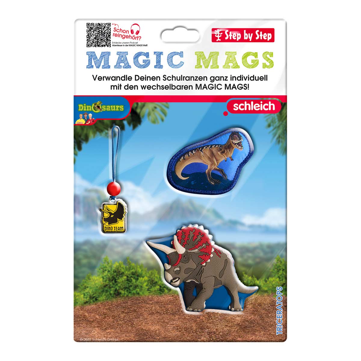 Step by Step Magic Mags schleich® Triceratops